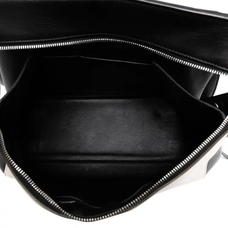 Celine Medium Bicolor Leather Edge Handbag