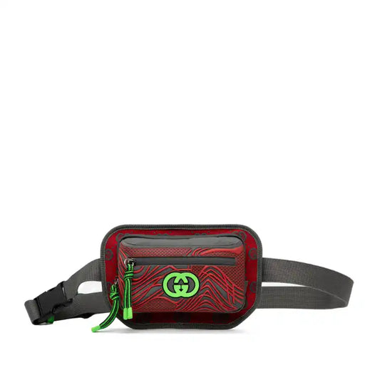 Gucci GG Nylon and Rubber Belt Bag