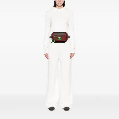 Gucci GG Nylon and Rubber Belt Bag