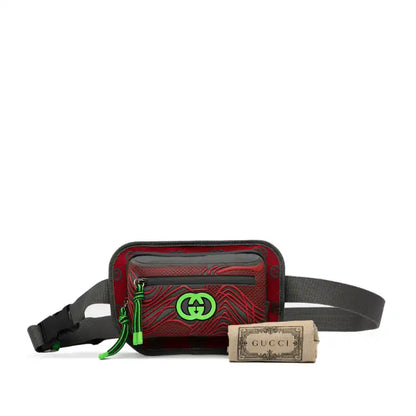 Gucci GG Nylon and Rubber Belt Bag