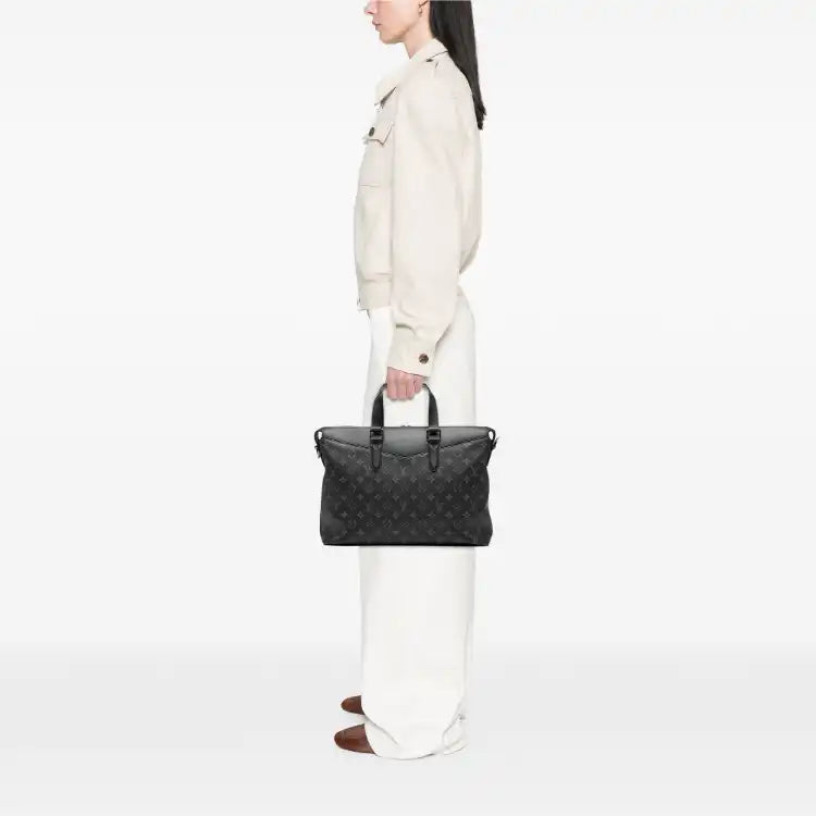 Louis Vuitton Monogram Eclipse Explorer Business Bag