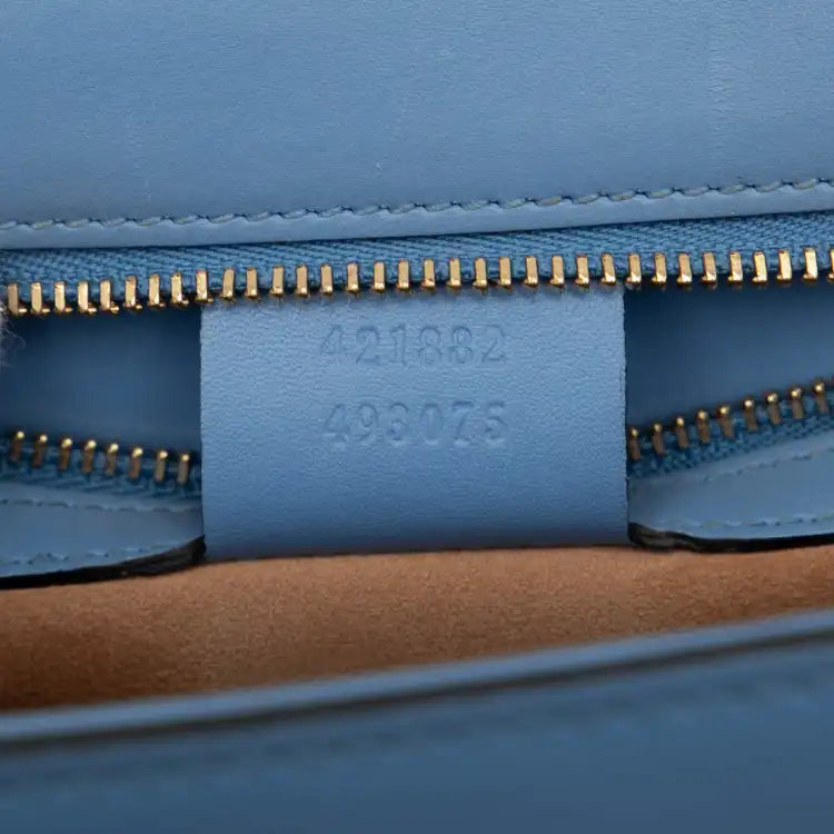 Gucci Small Leather Sylvie Web Satchel
