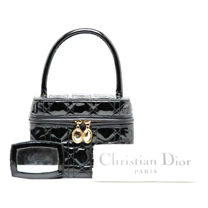 Dior Patent Cannage Vanity Case