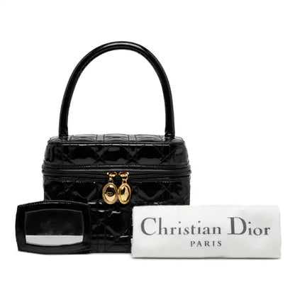 Dior Patent Cannage Vanity Case