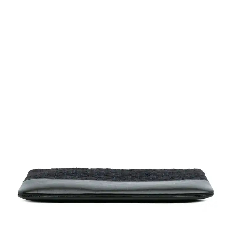 Chanel Medium Tweed and Calfskin Gabrielle O Case Clutch