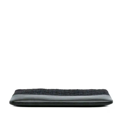 Chanel Medium Tweed and Calfskin Gabrielle O Case Clutch