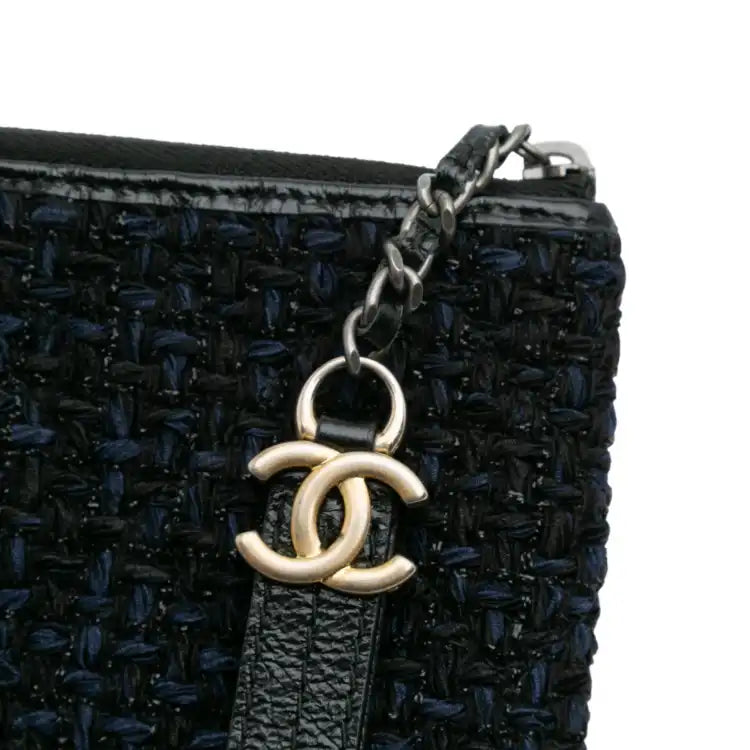 Chanel Medium Tweed and Calfskin Gabrielle O Case Clutch