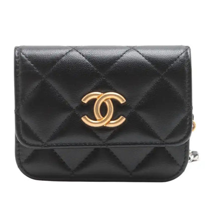 Chanel Mini Quilted Goatskin Punk Essentials Chain Flap Belt Bag