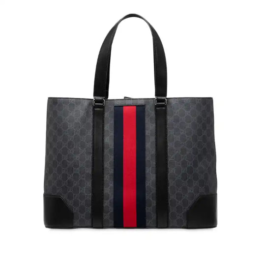 Gucci Large GG Supreme Web Tote