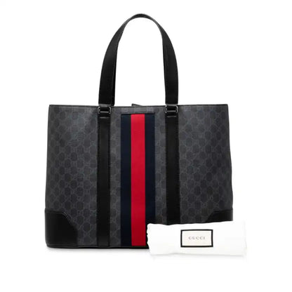 Gucci Large GG Supreme Web Tote