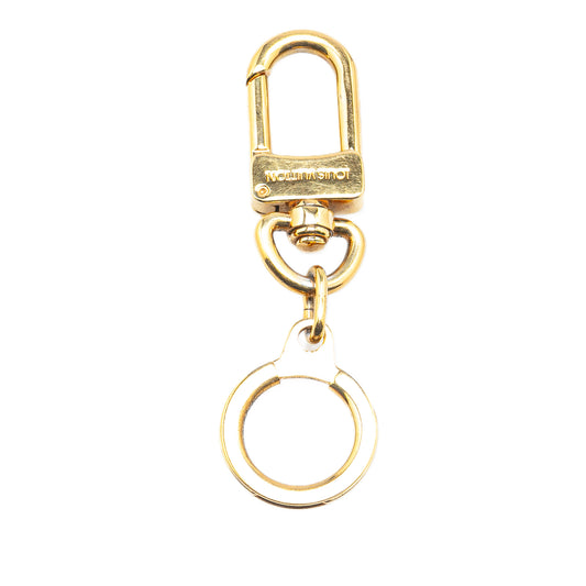 Louis Vuitton Brass Pochette Extender Key Ring