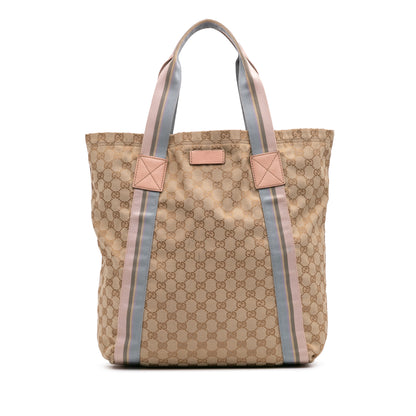 Gucci GG Canvas Web Tote