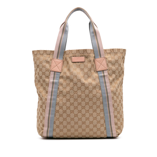 Gucci GG Canvas Web Tote