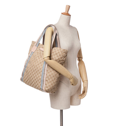Gucci GG Canvas Web Tote