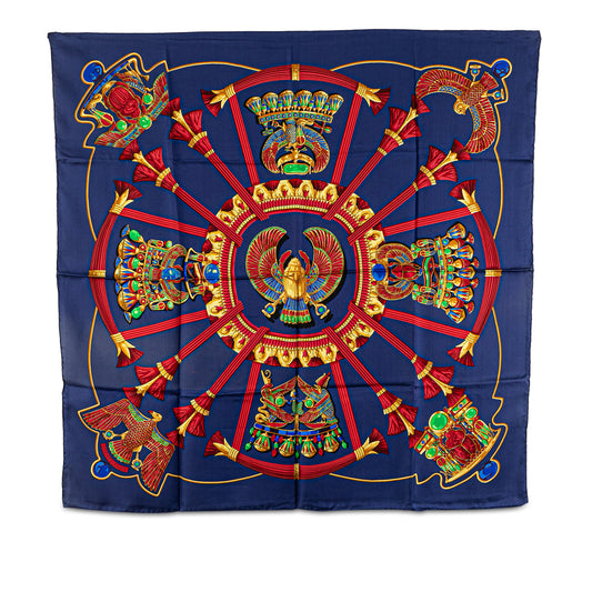 Hermès Scarabees Et Pectoraux Silk Scarf