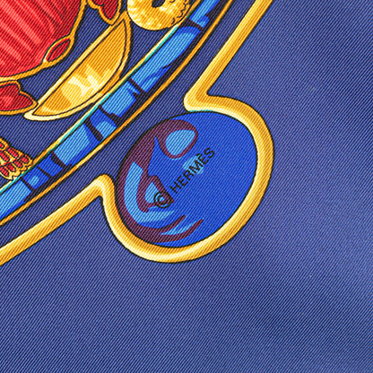 Hermès Scarabees Et Pectoraux Silk Scarf