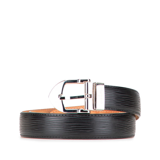 Hermès Leather Constance H Reversible Belt