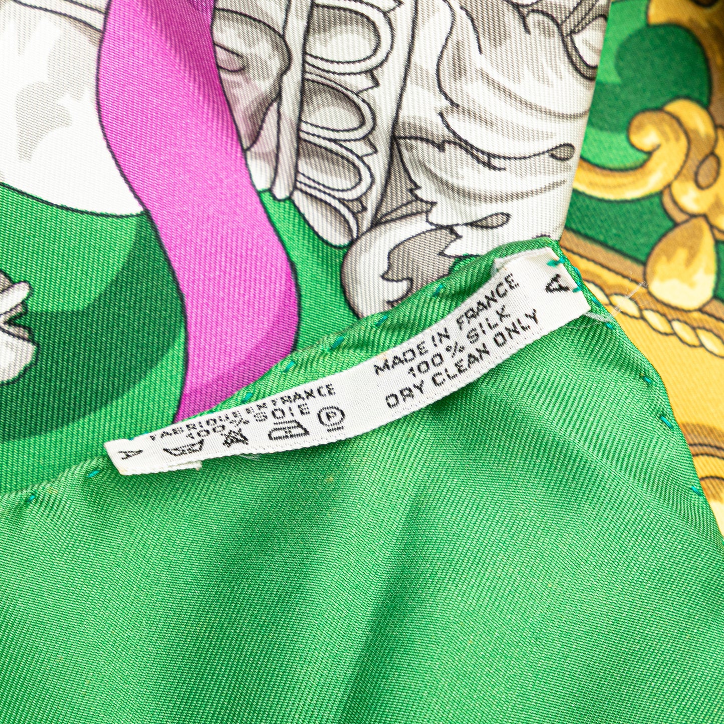 Hermès Ferronnerie Printed Silk Scarf