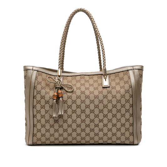 Gucci Medium GG Canvas Bella Tote