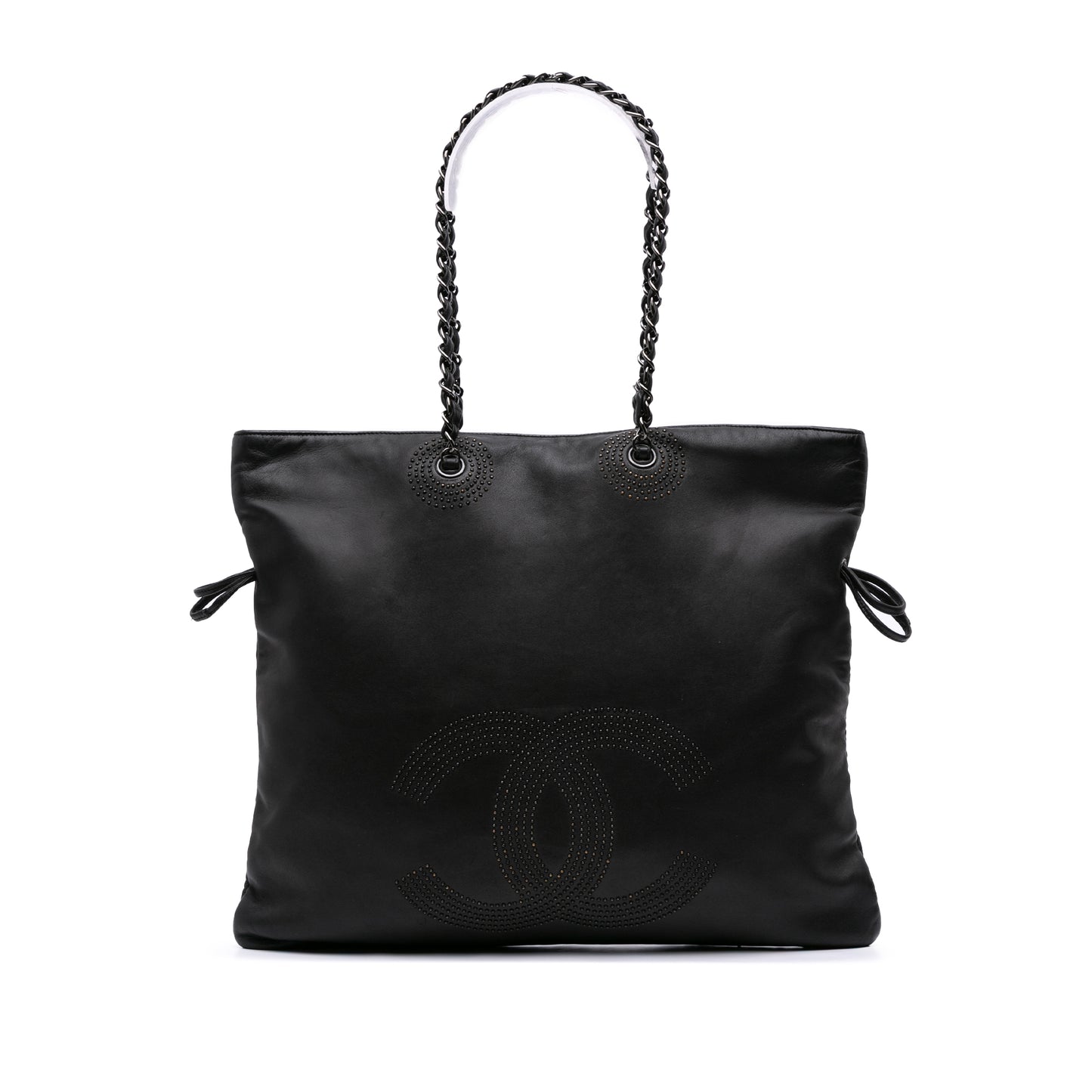 Chanel CC Lambskin Studded Bonbons Tote