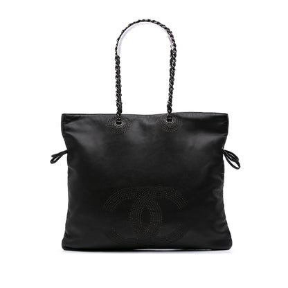 Chanel CC Lambskin Studded Bonbons Tote