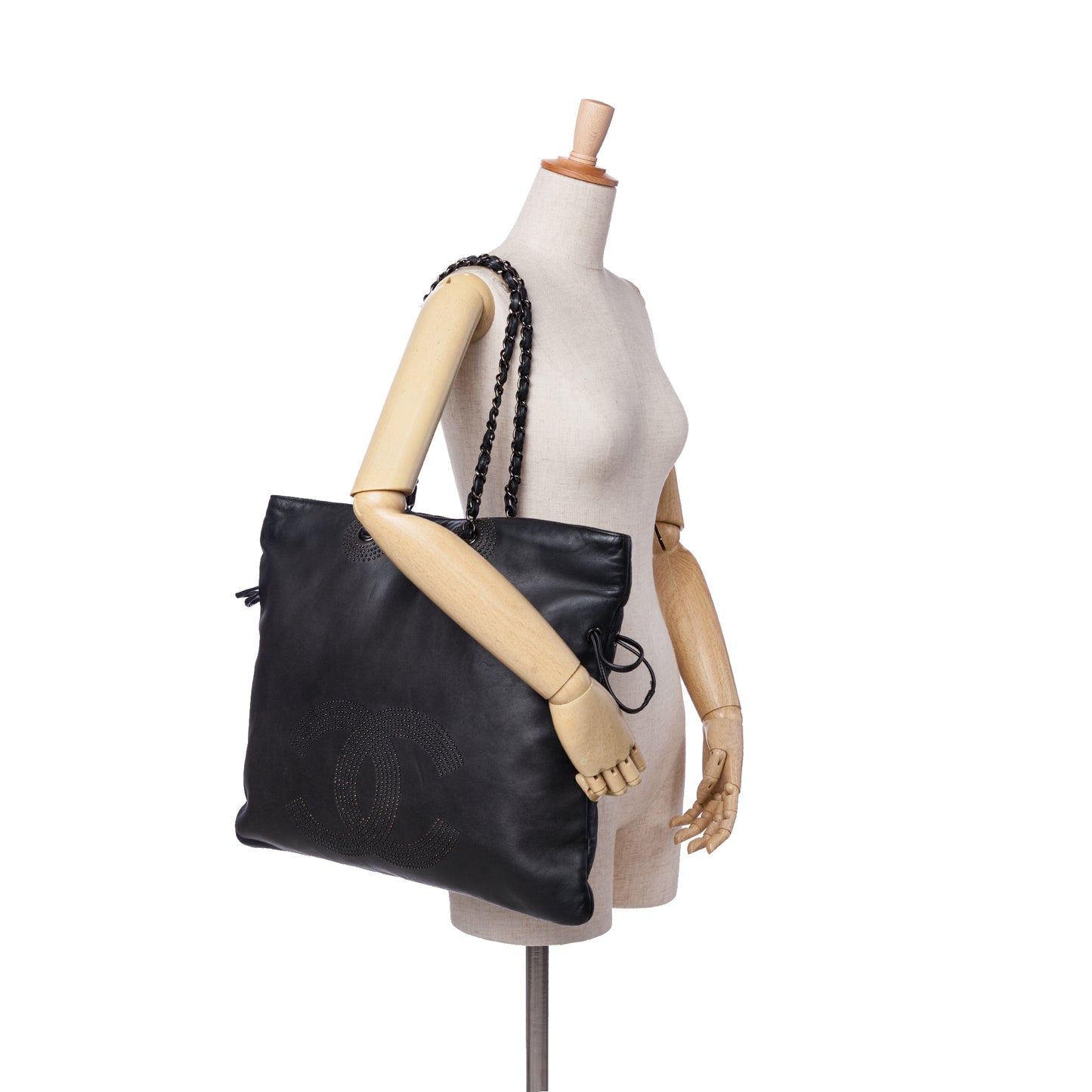 Chanel CC Lambskin Studded Bonbons Tote