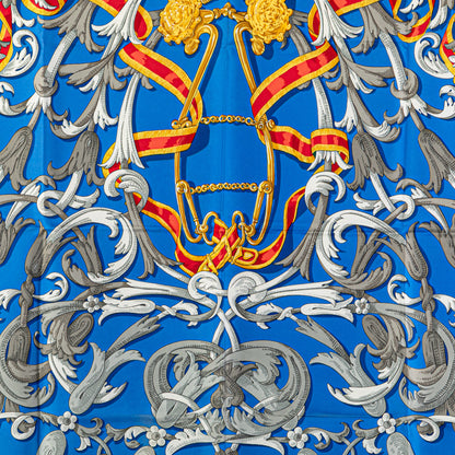 Hermès Le Mors A La Conetable Silk Scarf