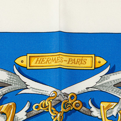 Hermès Le Mors A La Conetable Silk Scarf