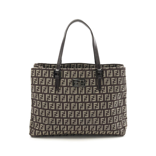 Fendi Small Zucchino Canvas Tote