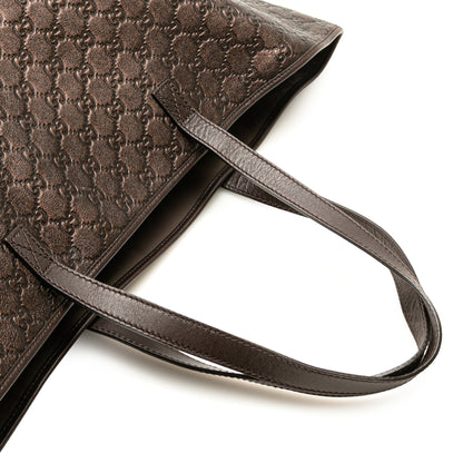 Gucci Large Metallic Guccissima Tote