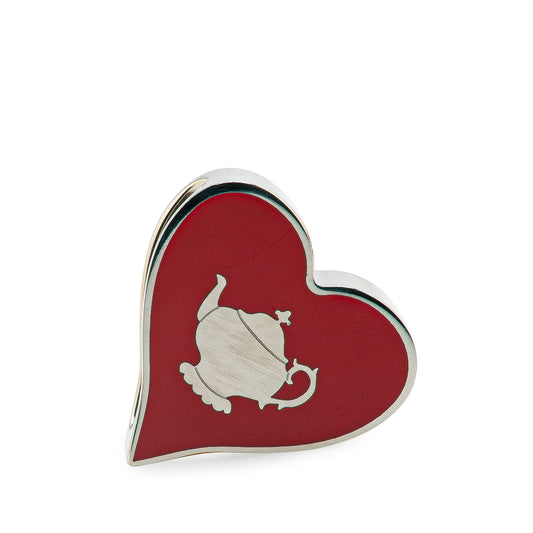 Hermès Palladium Plated Tea Time Heart Twilly Ring