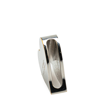 Hermès Palladium Plated Tea Time Heart Twilly Ring