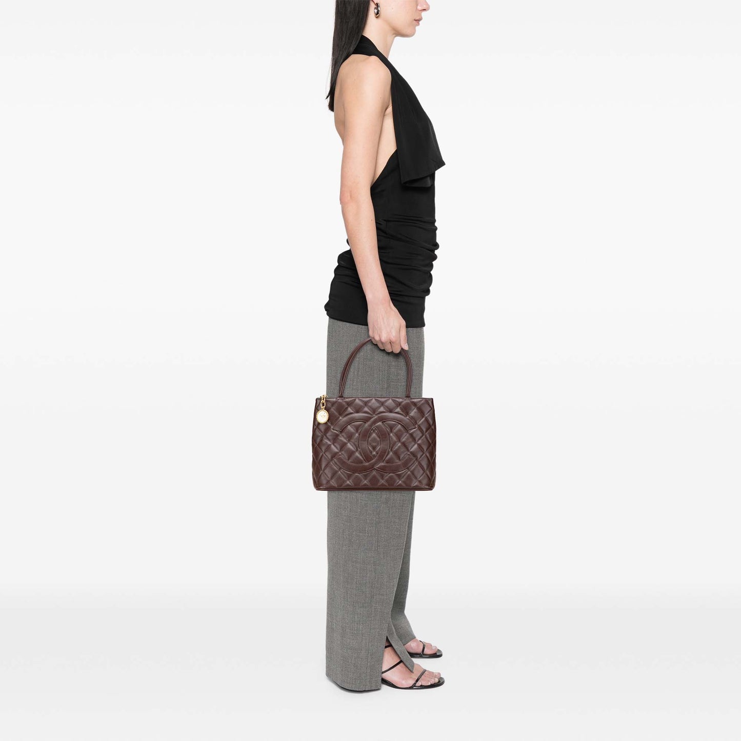 Chanel Caviar Medallion Tote