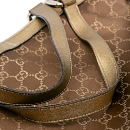 Gucci GG Satin Abbey D Ring Tote