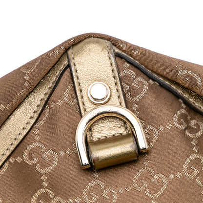 Gucci GG Satin Abbey D Ring Tote