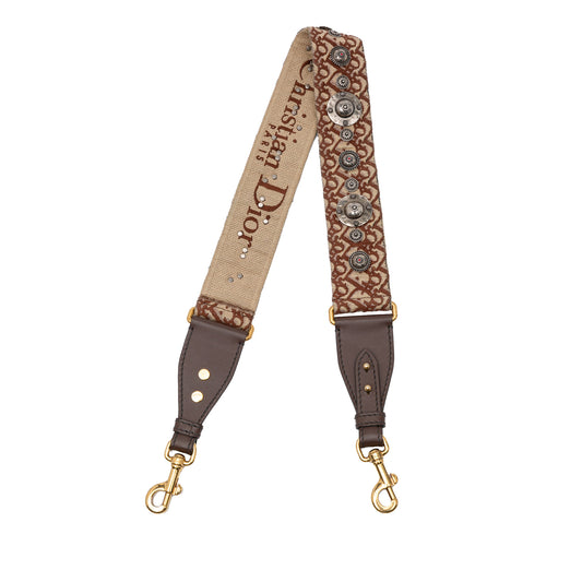 Dior Studded Oblique Bag Strap
