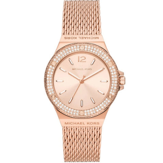 Michael Kors Pave Rose Gold-Tone Watch