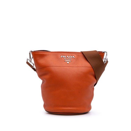 Prada Vitello Daino Bucket Bag