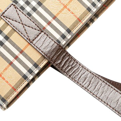 Burberry Haymarket Check Canvas Tote