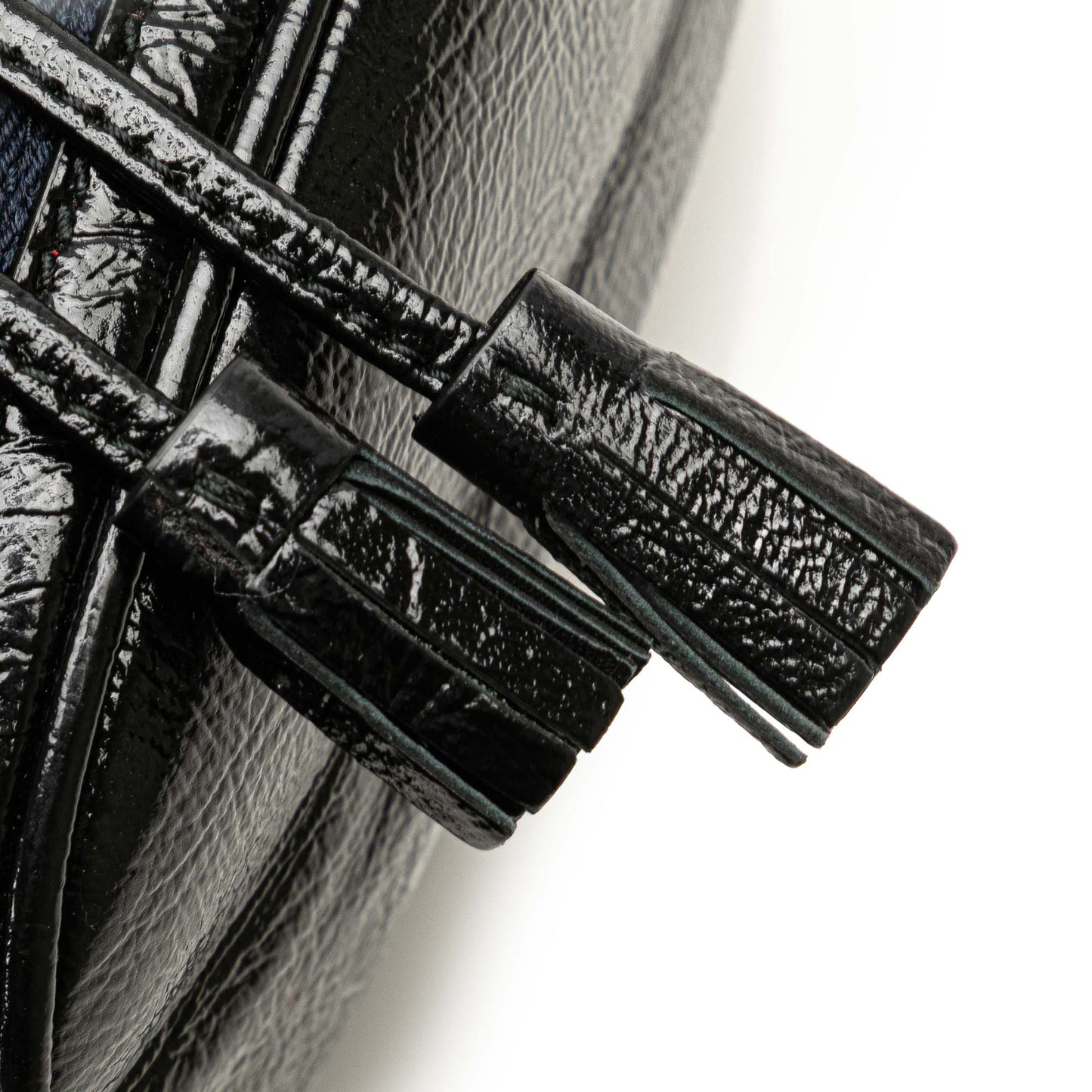 Gucci Mini Suede and Patent Web Ophidia Bucket Bag