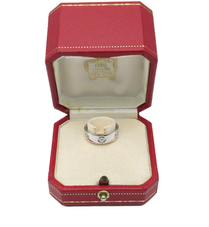Cartier Platinum Classic Love Ring