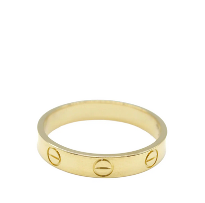 Cartier 18K Yellow Gold Small Love Ring
