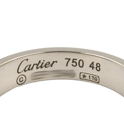 Cartier 18K White Gold Small Love Ring