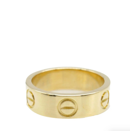 Cartier 18K Yellow Gold Classic Love Ring