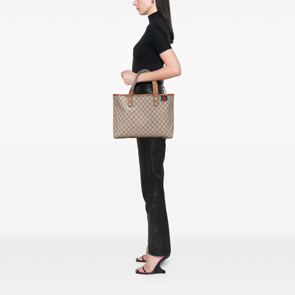 Gucci Medium GG Supreme Web Loop Tote