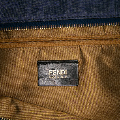 Fendi Medium Coated Canvas Laser Cut Star Roll Tote