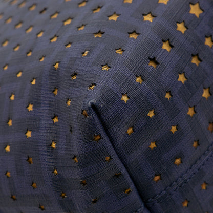 Fendi Medium Coated Canvas Laser Cut Star Roll Tote