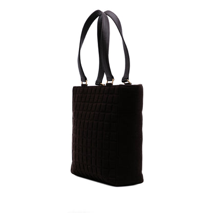 Chanel CC Chocolate Bar Jersey Tote