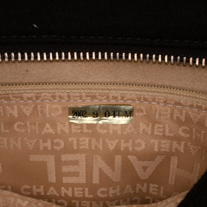 Chanel CC Chocolate Bar Jersey Tote