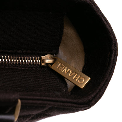Chanel CC Chocolate Bar Jersey Tote